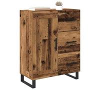 vidaXL Vitrina con cajón Madera Vieja 69,5 x 34 x 90 cm, Aparador Rectangular Moderno, con Amplio Espacio, diseño Resistente en Madera, cajones compartimentados