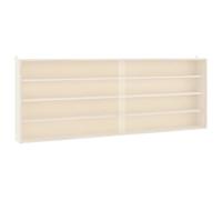 Vitrina de pared con puertas 100x8,5x37 cm
