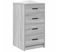 vidaXL Vitrina Gris Sonoma 40 x 41 x 75 cm Madera contrachapada, Aparador contemporáneo, Mueble Rectangular con cajones, Cabinet Moderno para organizar tu Sala
