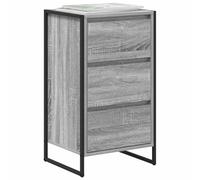 vidaXL Vitrina Gris Sonoma 42 x 36 x 75.5 cm Madera contrachapada, Sala de Estar, Rectangular, Diseños duraderos para Espacios acogedores, Ideal para Decorar con Estilo y funcionalidad, Toques Modern