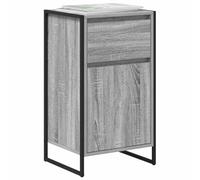 vidaXL Vitrina Gris Sonoma 81 x 36 x 150.5 cm Madera contrachapada, Sala de Estar, Juego de sofá Rectangular y Duradero con Almohadas Decorativas, Ideal para Espacios Modernos, fácil de Limpiar y Man
