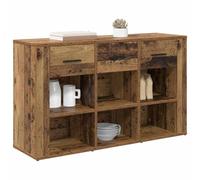vidaXL Vitrina Madera Vieja 100 x 30 x 59,5 cm Madera contrachapada, Mueble rústico de Almacenamiento, aparador Rectangular, con cajones amplios, Madera Resistente para Sala y Comedor