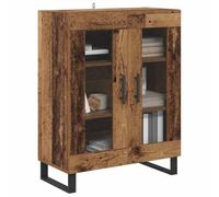 vidaXL Vitrina Madera Vieja 69,5 x 34 x 90 cm Madera contrachapada, Almacenamiento Moderno para Sala, aparador Rectangular, Organizador práctico, Muebles Minimalistas, estantería compacta