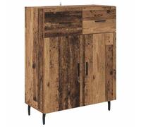 vidaXL Vitrina Madera Vieja 69,5 x 34 x 90 cm Madera contrachapada, Aparador Moderno, diseño Rectangular, Gran Capacidad, Madera Resistente, Acabado Mate, solución práctica y con Estilo