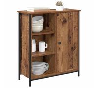 vidaXL Vitrina Madera Vieja 70 x 30 x 80 cm Madera contrachapada, Aparador Moderno para Comedor, soluciones de Almacenamiento rectangulares, Mueble Duradero y útil