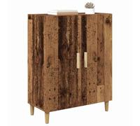 vidaXL Vitrina Madera Vieja 70 x 34 x 90 cm Madera contrachapada, Aparador Moderno para Sala, Rectangular y rústico, con Amplio Espacio de Almacenamiento y piernas cónicas