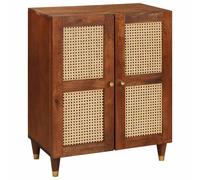 vidaXL Vitrina Marrón 60 x 33 x 75 cm Madera de mango