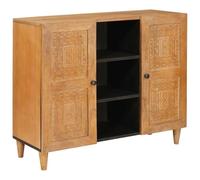 vidaXL Mueble Sideboard de madera - Unidad de almacenamiento moderna para el salón, una solución elegante y contemporánea de madera de mango. Muebles minimalistas y organizadores rectangulares