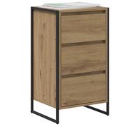 vidaXL Vitrina Roble Artesanal 42 x 36 x 75.5 cm Madera contrachapada, Sala de Estar, Rectangular, Diseños duraderos para Espacios acogedores, Ideal para Decorar con Estilo y funcionalidad, Toques mo