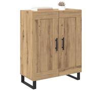 vidaXL Vitrina Roble Artesanal 69,5 x 34 x 90 cm, Elegante aparador Rectangular Moderno, Gran Espacio, práctico para Sala, Decorativo en Cocina