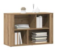 vidaXL Vitrina Roble Artesanal 80 x 30 x 53 cm Madera contrachapada, Aparador Rústico, Mueble Rectangular, Almacenaje Funcional, Organizador Chic para Esenciales del Salón