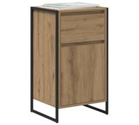 vidaXL Vitrina Roble Artesanal 81 x 36 x 150.5 cm Madera contrachapada, Sala de Estar, Juego de sofá Rectangular y Duradero con Almohadas Decorativas, Ideal para Espacios Modernos, fácil de Limpiar y