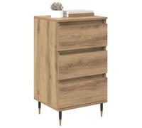 vidaXL Vitrina Roble Artisan 35 x 40 x 70 cm Madera contrachapada, Almacenamiento para Sala, aparador Rectangular Moderno, Mueble Funcional, Organizador Que Ahorra Espacio,