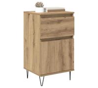 vidaXL Vitrina Roble Artisan 35 x 40 x 70 cm Madera contrachapada, Armario para Sala, solución de Almacenamiento Rectangular, Mueble Moderno, Organizador Compacto, Ahorra Espacio