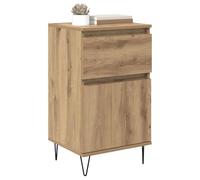 vidaXL Vitrina Roble Artisan 35 x 40 x 70 cm Madera contrachapada, Armario para Sala, solución de Almacenamiento Rectangular, Mueble Moderno, Organizador Compacto, Ahorra Espacio