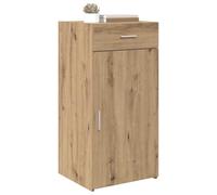 vidaXL Armario de madera para sala de estar, perfecto para organizar la oficina en casa. Unidad moderna y rectangular de madera técnica contemporánea.