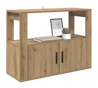 vidaXL Vitrina Roble Artisan 80 x 30 x 60 cm Madera contrachapada, Salón, aparador Rectangular, solución Moderna, Amplio Espacio, Elegante Mueble, organización versátil en casa
