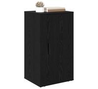 vidaXL Vitrina Roble Negro 40 x 33 x 70 cm Madera contrachapada
