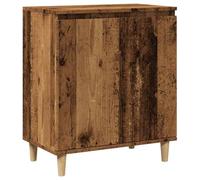vidaXL Vitrina Roble Negro 60 x 35 x 70 cm Madera de ingeniería