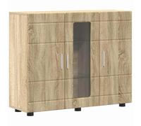vidaXL Vitrina Roble Sonoma 55,5 x 29 x 100 cm Madera contrachapada, Organizadores Modernos, Muebles para Sala contemporánea, soluciones de Almacenamiento, Ideas Minimalistas