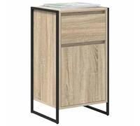 vidaXL Vitrina Sonoma 81 x 36 x 150.5 cm Madera contrachapada, Sala de Estar, Juego de sofá Rectangular y Duradero con Almohadas Decorativas, Ideal para Espacios Modernos, fácil de Limpiar y Mantener