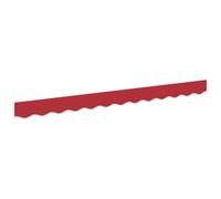 vidaXL Voladizo Rojo para Toldo de Marco de 2.5m - Sombra Manual, Resistente al Agua y a los Rayos UV, Diseño Moderno, Sencillo de Montar Jardines y Terrazas, Ideal para Proteger del S