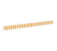 vidaXL Volante de Toldos para Estructura de 2.5 m en Amarillo y Blanco, 2.3x0.2 m. Solución de Sombra Duradera para Exteriores, con patrón a Rayas. Toldos para el jardín, protección Solar en casa.