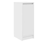 vidaXL Zapatero Blanco 29,5x34x76 cm Madera de ingeniería, Zapatero, Estante para Zapatos, Armario para Zapatos