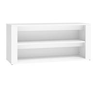 vidaXL Zapatero de Madera contrachapada Blanco 100x35x45 cm