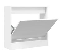 vidaXL Zapatero de Madera de ingeniería Blanco 60x21x57 cm