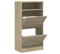 vidaXL Zapatero de Madera de ingeniería Roble Sonoma 60x34x116 cm