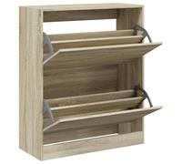 vidaXL Zapatero de Madera de ingeniería Roble Sonoma 80x34x96,5 cm