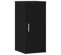 vidaXL Zapatero de Madera de Roble Negro 32x35x70 cm | Aspecto moderno elegante y funcional, con capacidad para hasta 5 pares de zapatos, hecho de madera diseñada para un uso