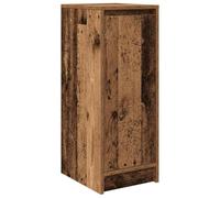 vidaXL Zapatero de Madera Vieja 29,5x34x76 cm Madera procesada, Zapatero, Estante para Zapatos, Armario para Zapatos, Zapatero