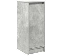 vidaXL Zapatero Gris Hormigón 29.5x34x76 cm Madera de Ingeniería, Zapatero, Estante para Zapatos, Armario para Zapatos