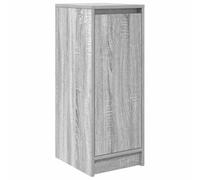 vidaXL Zapatero Gris Sonoma 29,5x34x76 cm Madera de ingeniería