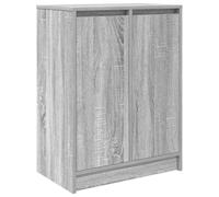 vidaXL Zapatero Gris Sonoma 57x34x76 cm Madera de ingeniería, Zapatero, Estante para Zapatos, Armario para Zapatos, Zapatero