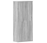 vidaXL Zapatero Gris Sonoma 80x39x180 cm