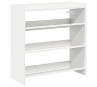 vidaXL Mueble zapatero de madera contrachapada, blanco, 60x25x62 cm