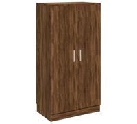 vidaXL Mueble Zapatero Armario Pasillo Entrada Estante Almacenamiento Organizador Sala de Estar Dormitorio Madera Contrachapada Roble Marrón