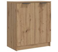 vidaXL Zapatero Madera de ingeniería Roble artisian 59x35x70 cm