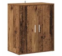 vidaXL Zapatero Madera ingeniería Madera Envejecida 60x35x70 cm