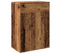 vidaXL Mueble Zapatero Madera de ingeniería Envejecida 60x35x84 cm, Mueble Zapatero, Mueble para Zapatos, Armario Zapatero, Muebles Zapatero
