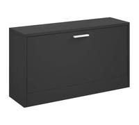 vidaXL Zapatero Negro 80x24x45 cm Madera de ingeniería