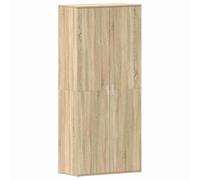 vidaXL Zapatero Sonoma Oak 80x39x180 cm Madera Engineered