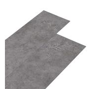 vidaXL Zelfklevende PVC Vloerplanken Betongrijs, 30,5 x 61 cm, 28st PVC