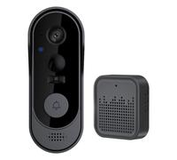 Video Caño de cara - cámara inalámbrica smart port, campana de monitoreo de entrada | Detección de movimiento en la nube Grabación de audio bidireccional para el dispositivo de notificación de visitat