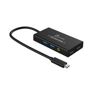 j5create Capturadora de vídeo JVA01-N USB-C 1080p HDMI HUB 2xUSB Negro