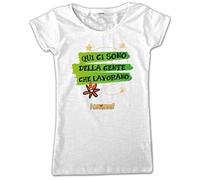 Video Delta - I Cesaroni qui CI Sono la gente Che lavorano Camiseta, Para mujer, de talla M