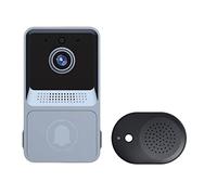Video Doorbell Camera, Smart Home Video Intercom Infrared Night Vision Outdoor Home Security Alarm Camera 480P Wireless Button Doorbell,Smart Home Devices